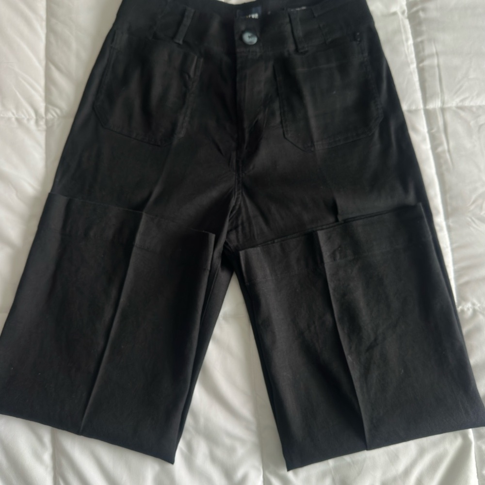 Maeve Charcoal Wide Leg Pants